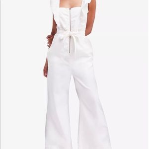 Free People Sun Valley Sleeveless Jumpsuit- IVORY